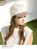 Loo&c Women's Deep Two-Tone Cap, 100% Cotton, Cool to the Touch, UV Protection, Adjustable Size, All Season Cap, One Size Fits Most (56-59cm) - Beige
