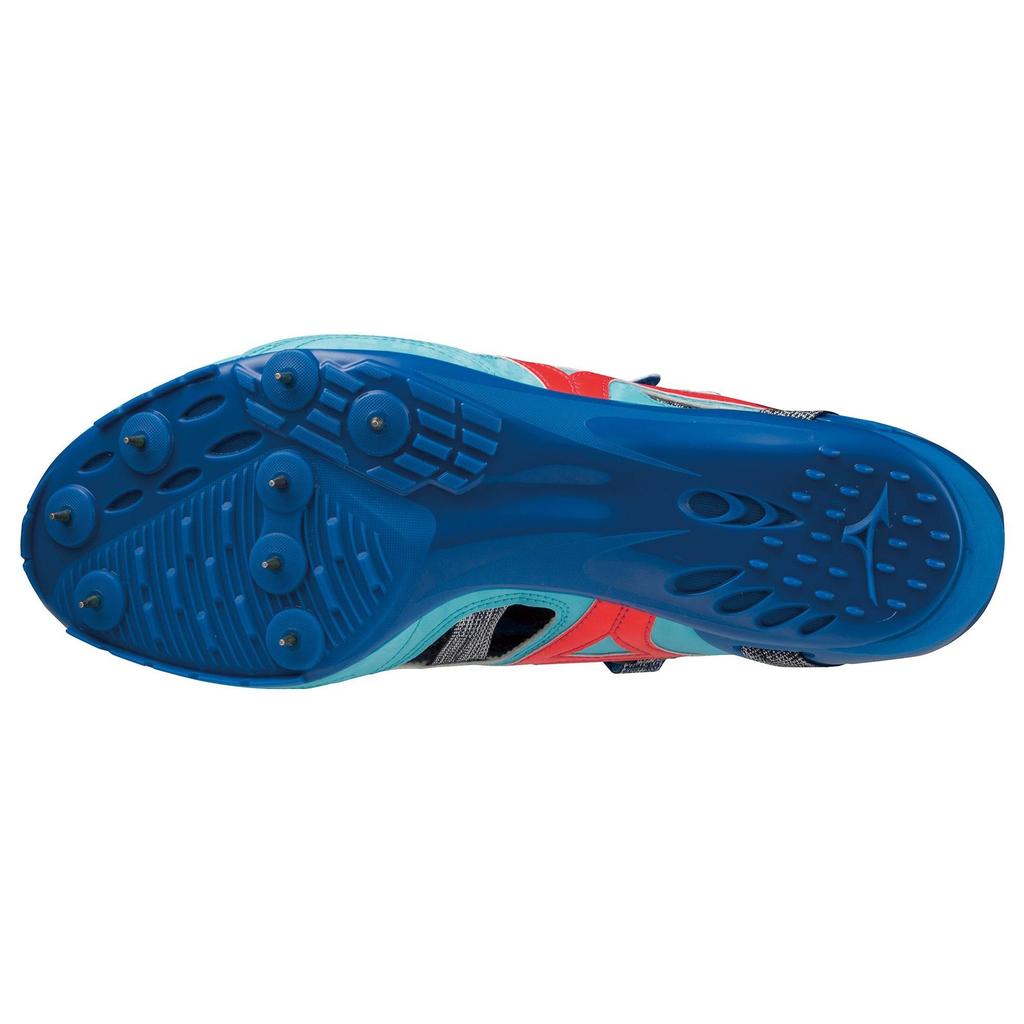 Mizuno Chrono Inx 9 Shock Absorbing Non-Slip Durable Low-Top Running Shoes Unisex Sneaker Coral-Blue U1GA210030