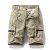 Summer Men Cotton Cargo Shorts Mens Outdoor Casual Shorts Men Multi Pocket Beach Streetwear Shorts Male Sport Safari Short Pants