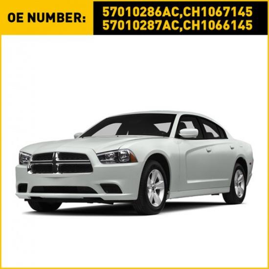 For 11 12-14 Dodge Charger Bumper Bracket Side Steel Front Left & Right 2PCS Set