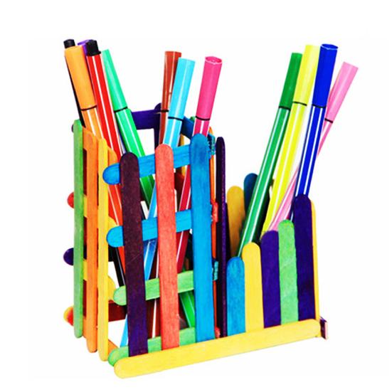 50шт деревянные палочки для мороженого на палочке для детей DIY ремесла инструменты для выпечки тортов