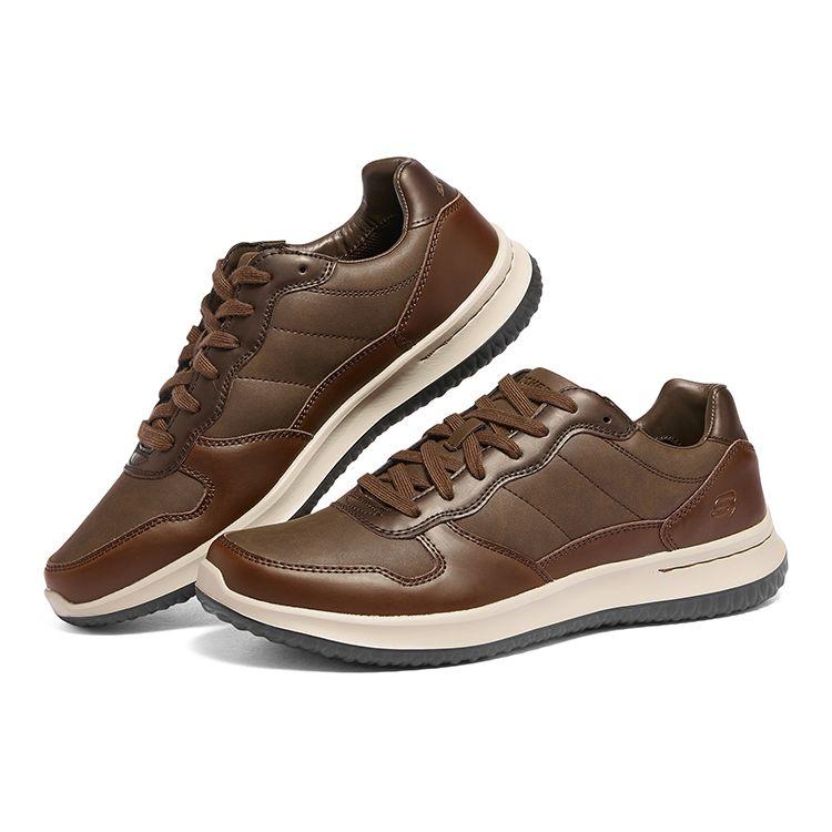 Skechers Delson 1.0 Другие виды спорта Комфорт Повседневный Мужской Кроссовка Шоколад 65411-CHOC