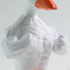 Утиная статуэтка из смолы, украшение, ремесло, креативный декор, забавная мускулистая статуя для украшения