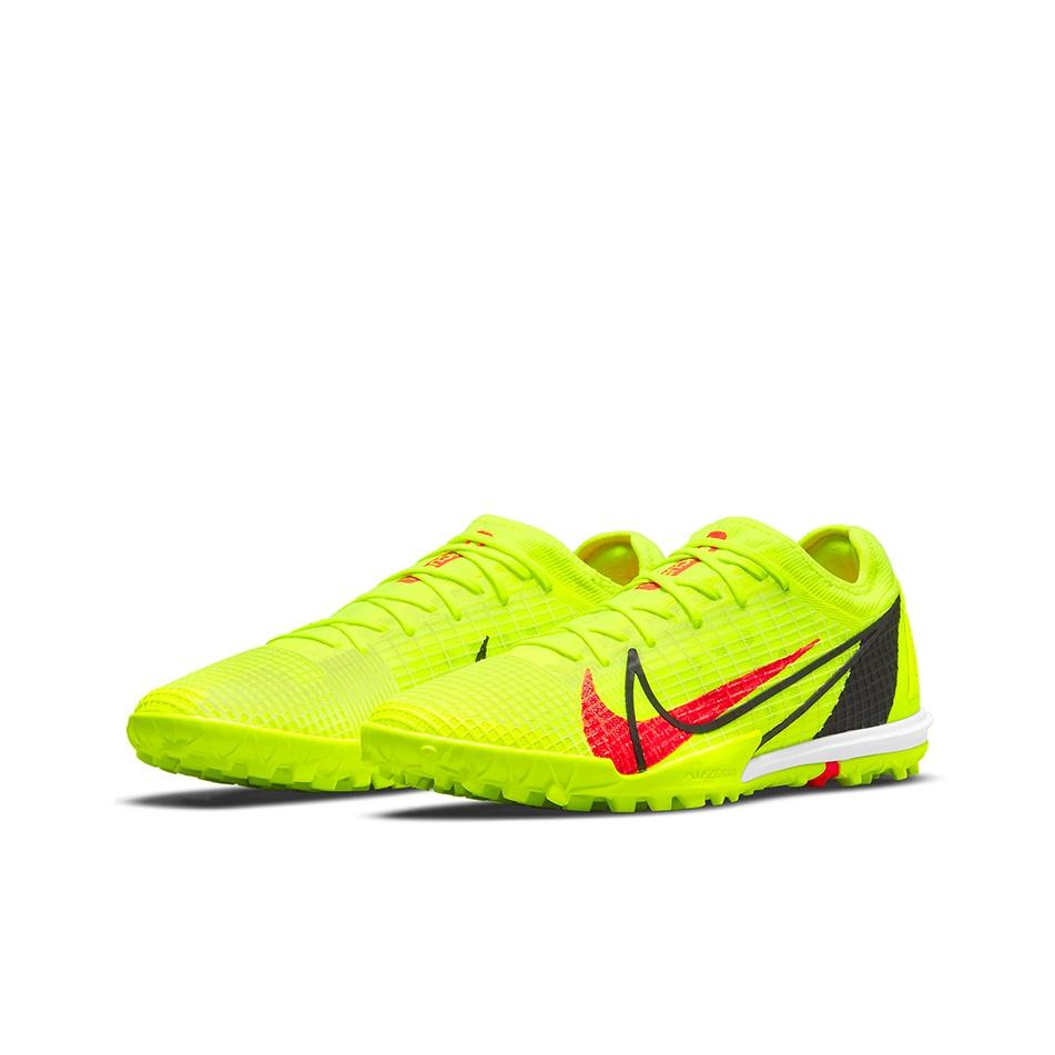 Nike Бутсы для футбола Mercurial Vapor 14 Pro TF Унисекс Футбольные бутсы Флуоресцентно-желтый CV1001-760