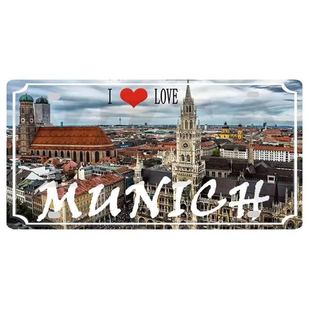 Ибица Египет Мюнхен Хайкидики Город Металлический Знак Оловянная Пластина Винтажный Плакат для Стены Художественный Магазин Клуб Бар Домашний Декор Ретро Знак Путешествия