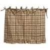 Kitchen Decor Oven Cover Cotton Linen Blend Protective Sleeve Anti Oil Stain Foldable Dustproof for Home Bakery Rustic Style