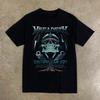 Редкая футболка Megadeth Dystopia Tour, Унисекс Черная хлопковая футболка, Размер S-5XL Унисекс футболка