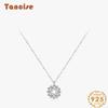 Tancise S925 Sterling Silver Luxury Personality Pendant Necklace Women's Classic Tide Necklace