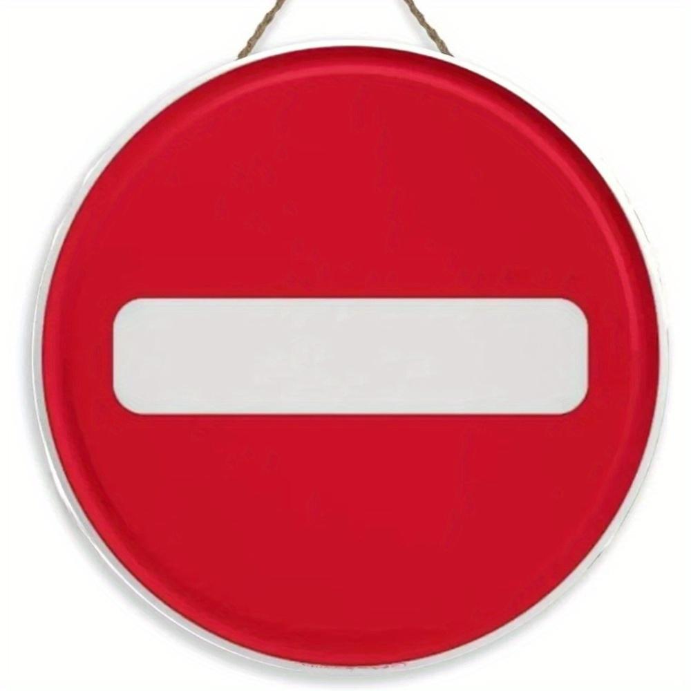 1 шт. 2d плоский круглый деревянный знак - 20 см Посторонним вход воспрещен Предупреждение Видеонаблюдение Настенный плакат Доска Двор Жесткий Знак Безопасности