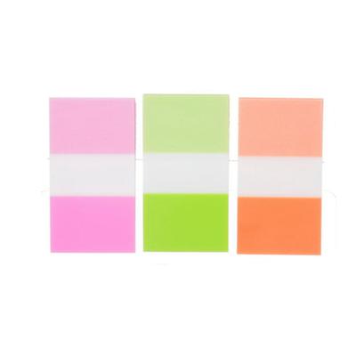 Post-It 3 цвета с выделенными флажками: оранжевый/лаймовый/розовый (24x43 мм)