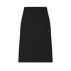 New FILA ORIGINALE Casual Long Skirt Women's Jet Black F51W529311F-BK