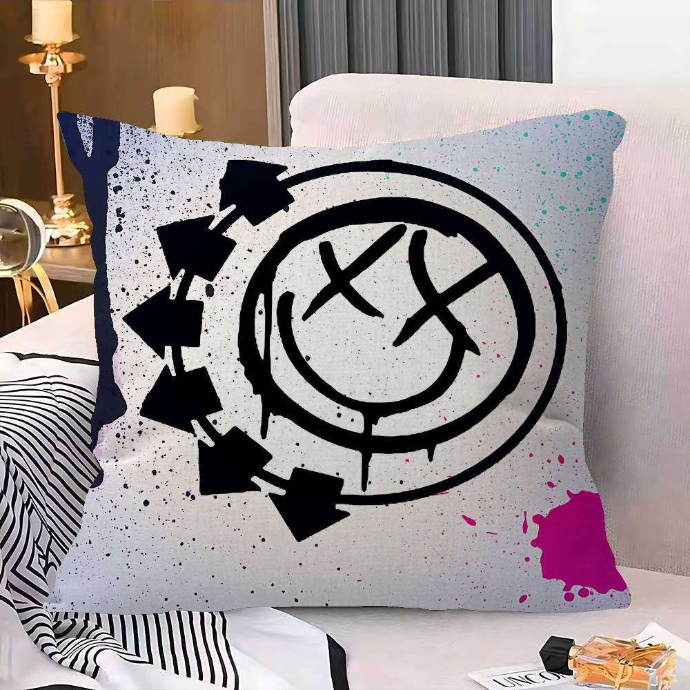 Известная панк-группа Blink-182 Персонализированная наволочка Детская спальня Декор для дикой вечеринки Наволочка Подарок на день рождения ребенка, на выписку