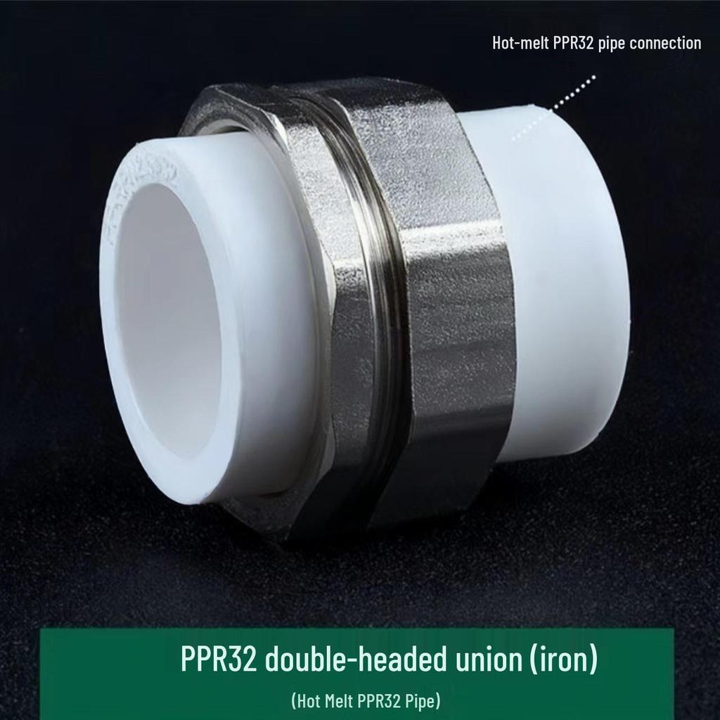 PPR Медно-чугунная муфта, внутренняя и наружная резьба, 20-110 мм, двухсторонняя PPR чугунная муфта