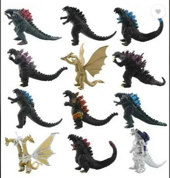 Годзилла Монстр Динозавр Симуляция Фигурка Модель Украшение