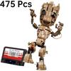 Groot Small Tree Man Building Blocks Creative Educational Toy For Boys