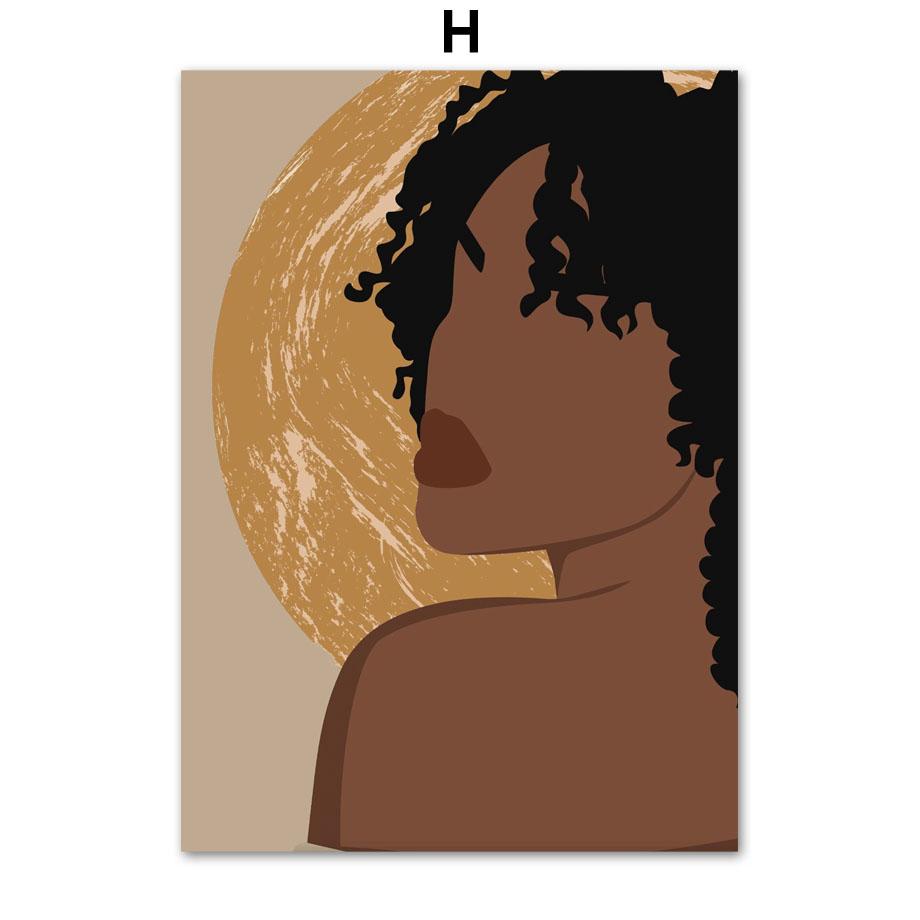 Abstract Butterfly Monstera Black Fashion Girl African Art Nordic PostersCanvas Painting Prints Wall Pictures Living Room Decor