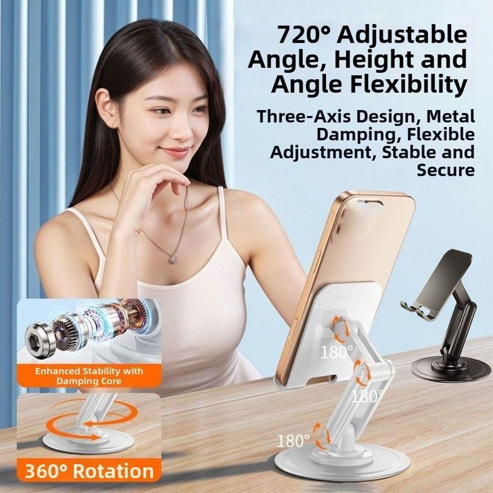 Foldable Mobile Phone Holder Rotating Tablet Holder Folding Desk Phone Stand Mobile Device Support