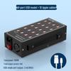 Многопортовое USB-быстрое зарядное устройство: Умная настольная зарядная станция для нескольких устройств