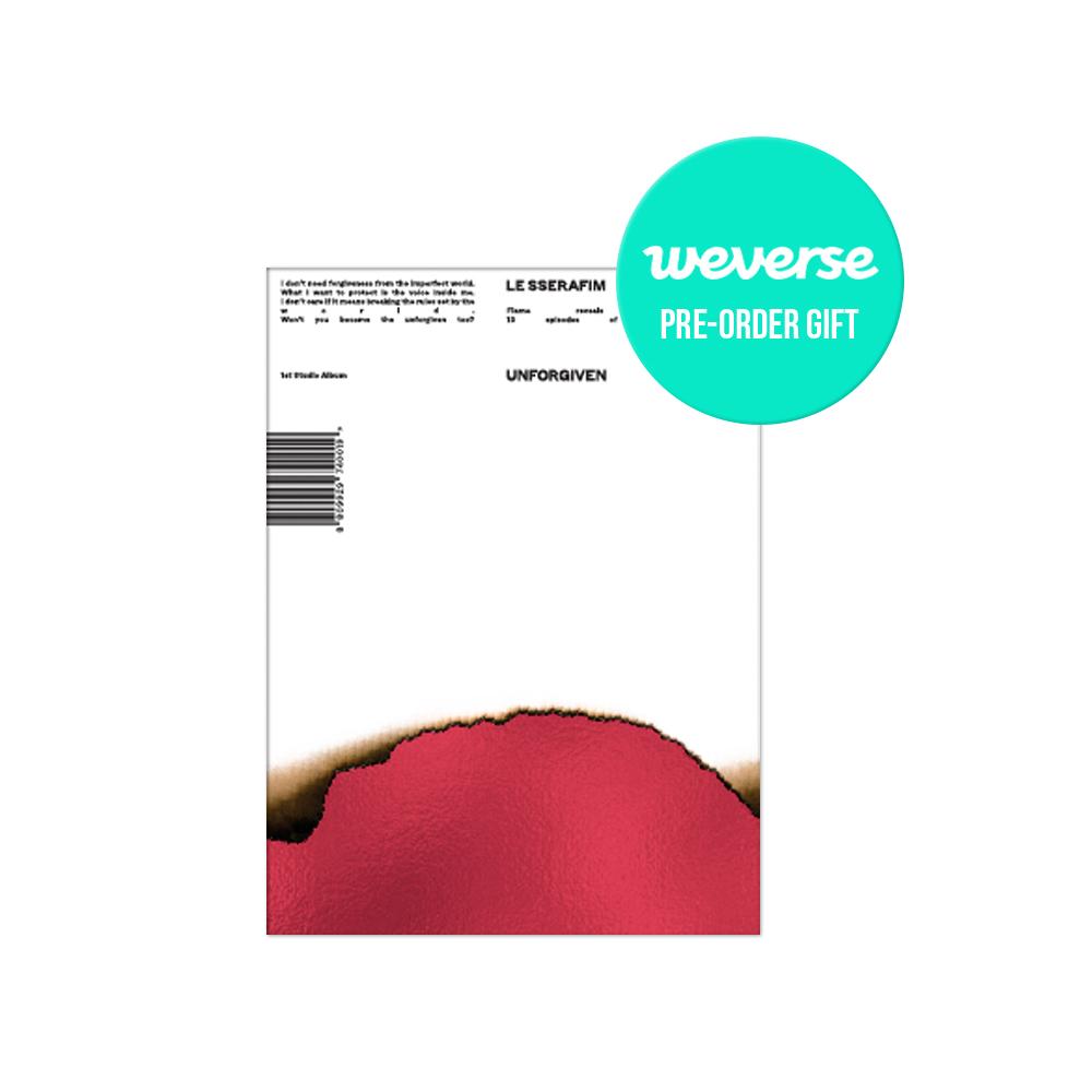 LE SSERAFIM 1-й студийный альбом [UNFORGIVEN] вкл.. Weverse ПОБ
