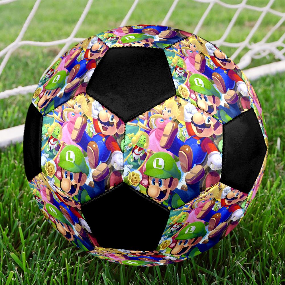 Mario Theme Size 5 Soccer Ball, Suitable for Both Indoor and Outdoor Matches, a Gift Suitable for Everyone.