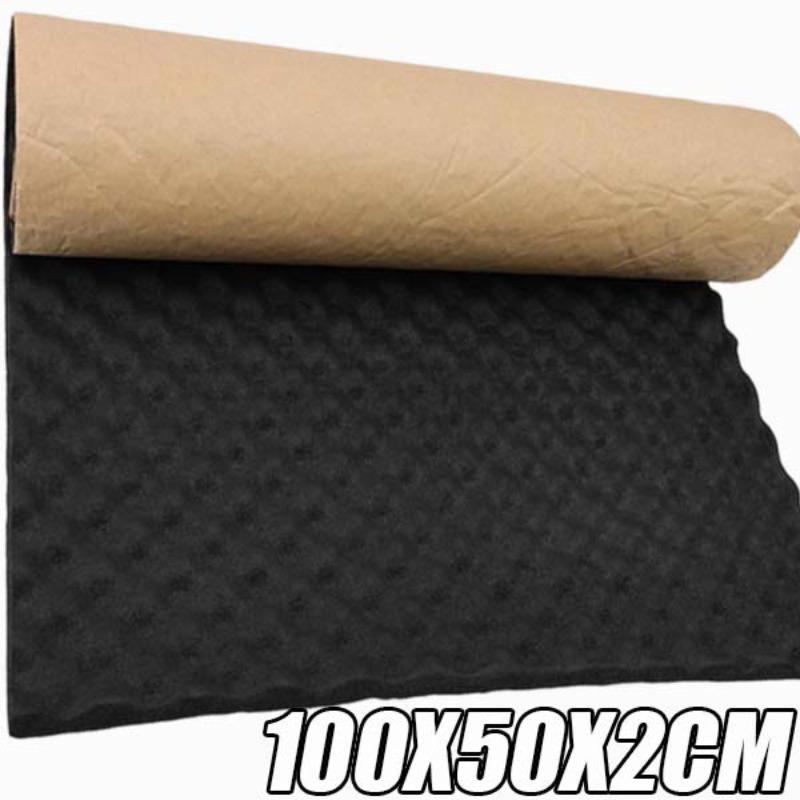 2cm Car Sound Deadener Noise Insulation Acoustic Dampening Foam Subwoofer Mat Car Hood Insulation Silent Heat Shields 2