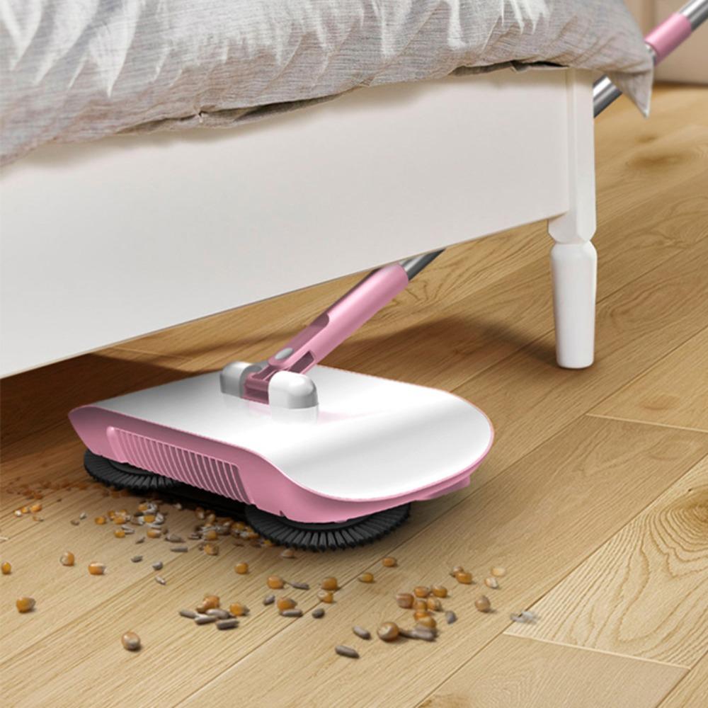 High Efficiency Hand Push Sweeper Non Electric Sweeper Mop Cleaner 2 in 1 Cleaning Machine Home