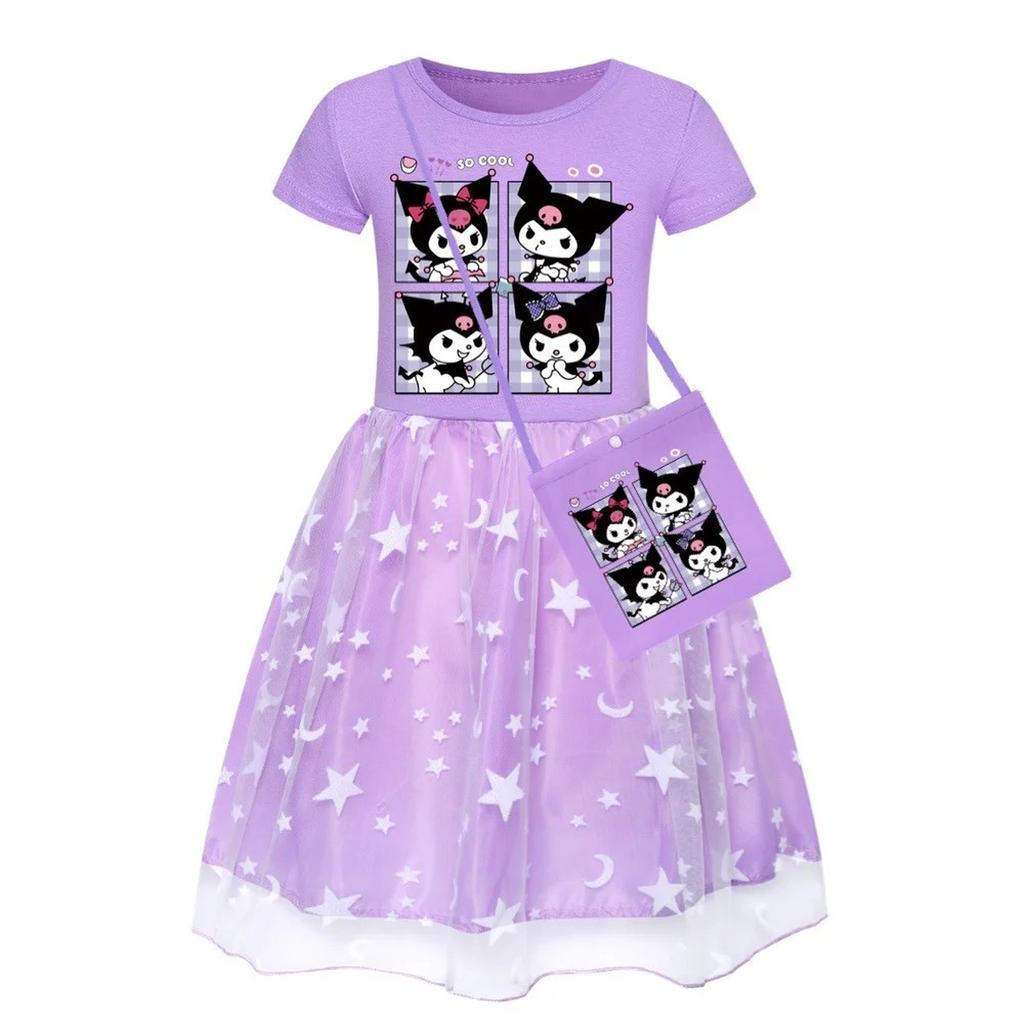 Детское платье принцессы летнее аниме мультяшное детское для девочек кружевное сетчатое платье платья для дня рождения ребенка подарки