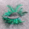 Extra Long Feather Eyelashes Feather False Lashes  Halloween False Eyelashes   Anime Cosplay