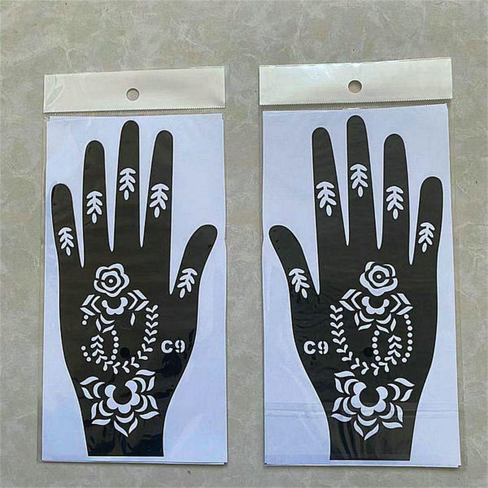 Painting Hollow Drawing Airbrush Body Art Template Temporary Decal Tattoo Stencils India Henna Kit