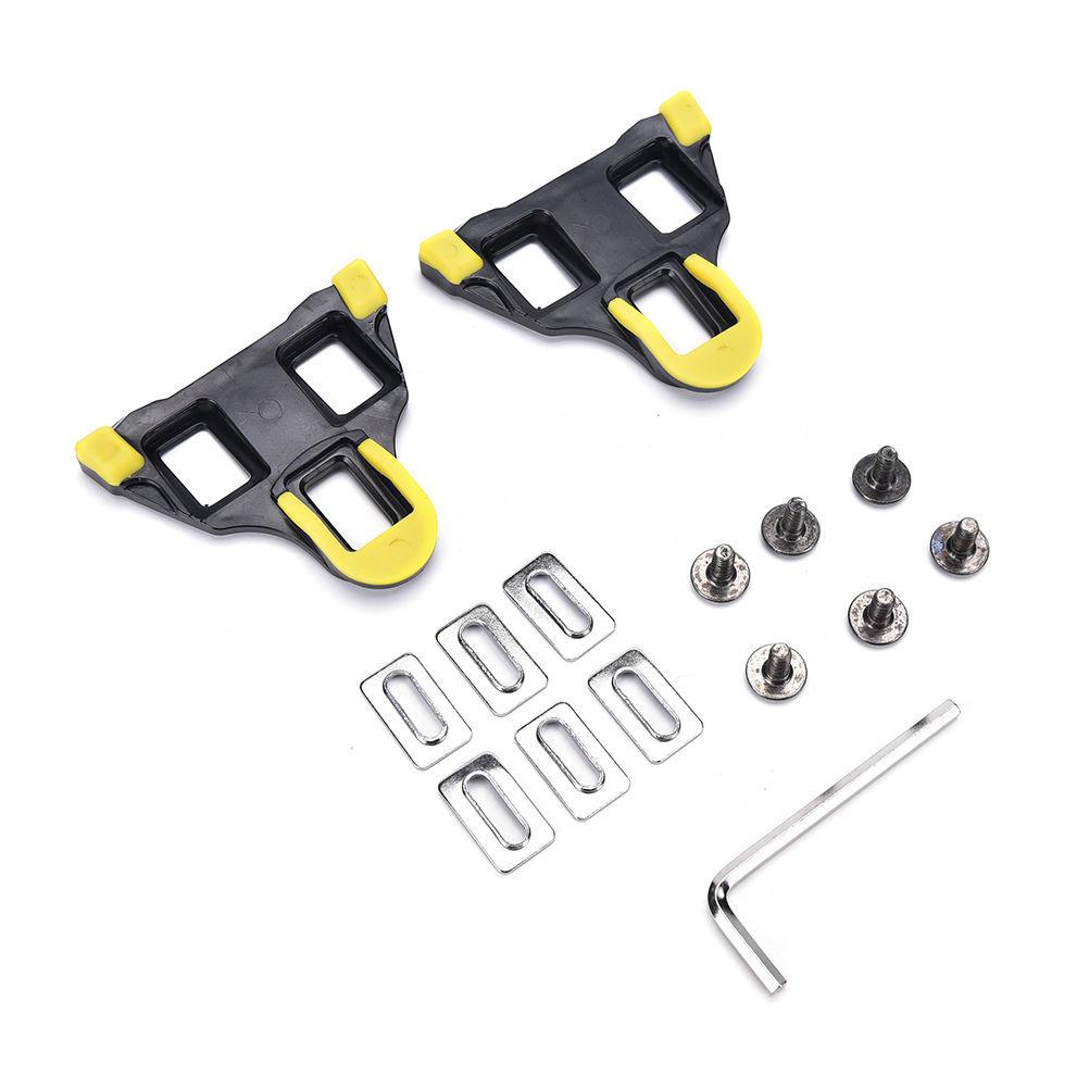 Bike Pedal Cleats With Abs Material For Road Cycling Shoes And Foot Locking