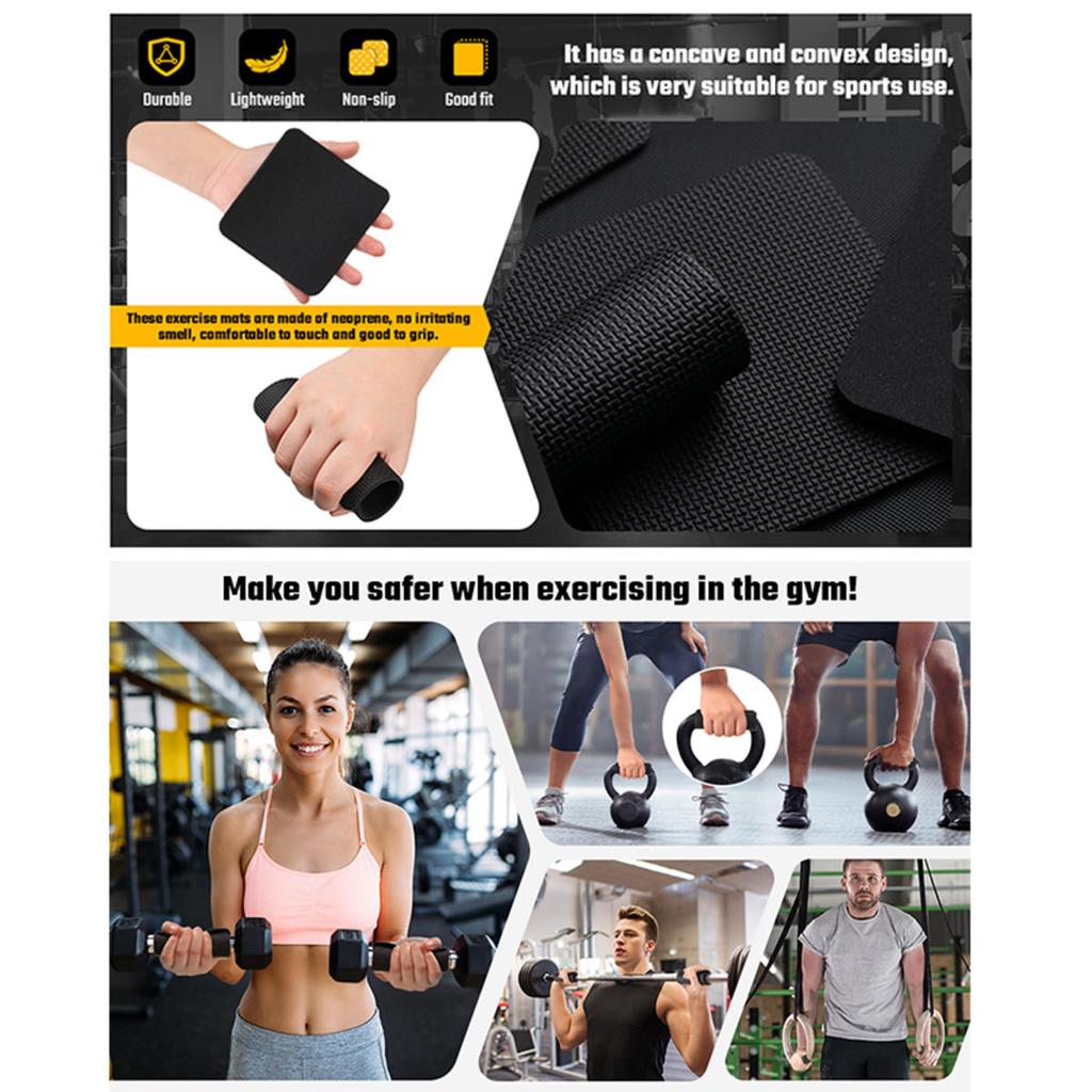 Гимнастические накладки для рук для тяжелой атлетики, резиновые нескользящие накладки, резиновые накладки для хвата для подтягиваний, гимнастики и фитнес-тренировок