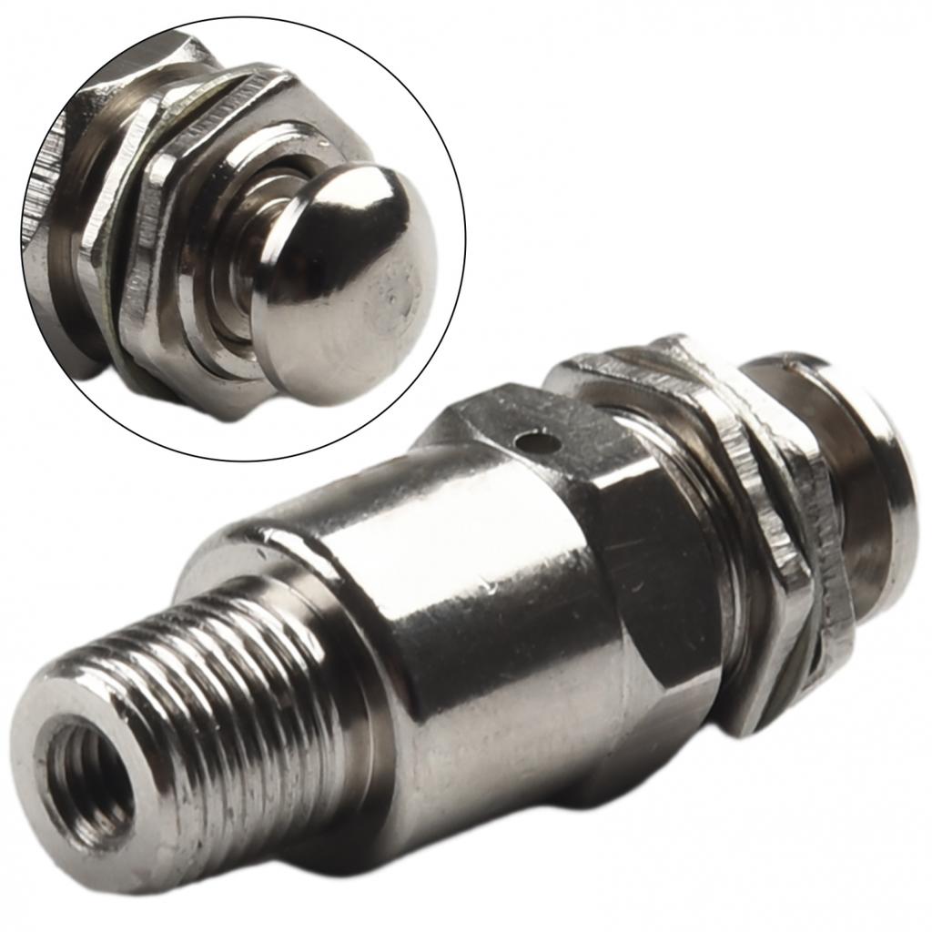 2-позиционный 3-ходовой пневматический клапан 2,4 мм серебристый