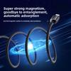 65 Вт Магнитный Плетеный Кабель Type C/USB A на Type C Быстрая Зарядка Легкое Хранение Дата-Кабель для iPhone Samsung Xiaomi