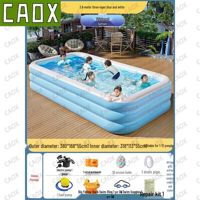 Складной надувной детский бассейн CAOX