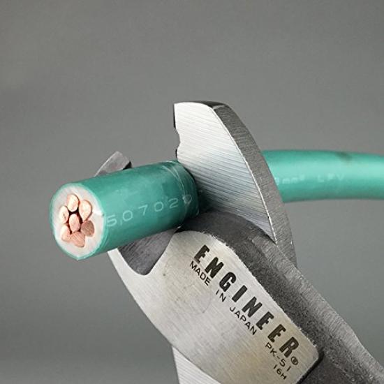 ENGINEER Cable Cutter Large Green 212mm PK-51
