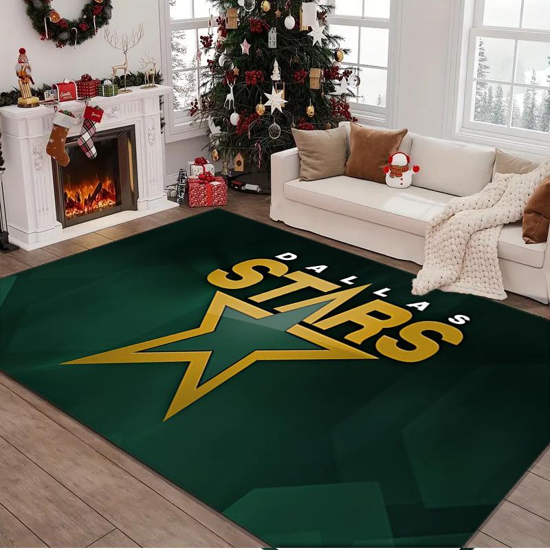Dallas Rug Area rug for Livingroom, Bedroom, Palyroom, Chair Rug, Office Rug, Floor mat, Large Size Fan Christmas Birthday gift