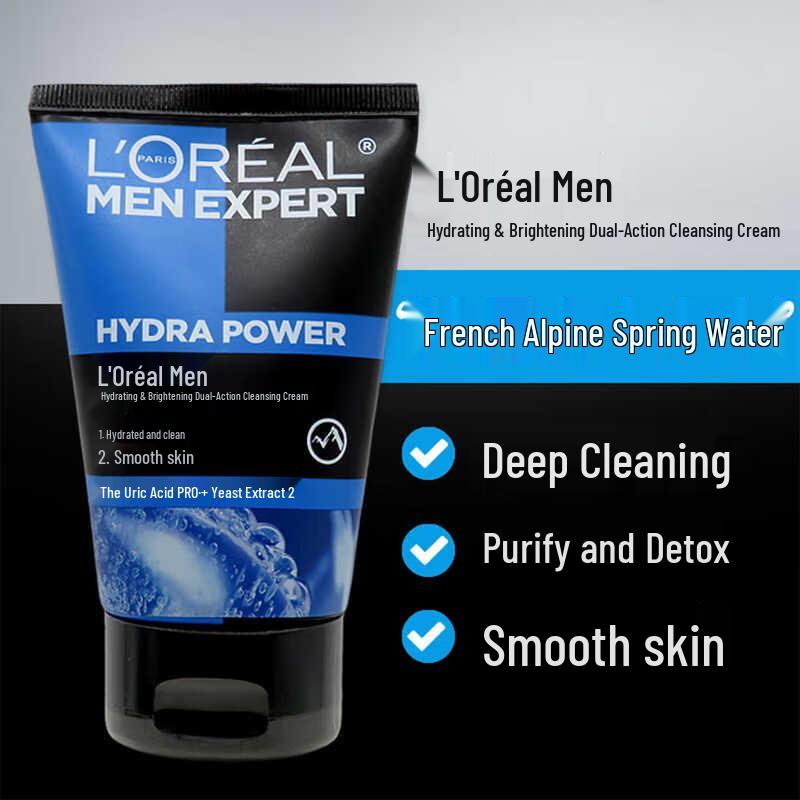 L'Oréal Men Expert Hydra Energetic Double Action Face Wash (3x100ml)