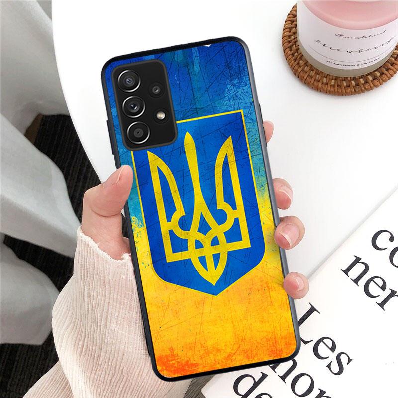 Чехол для телефона с паспортом и флагом Украины для Samsung Galaxy A35 A55 A54 A15 A25 A05s A05 A22 A24 A52 A33 A34 M34 M14 M54 M23