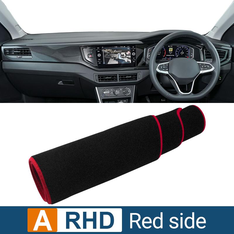Для Volkswagen VW Polo AW1 BZ1 2017 2018 2019 2020 2021 2022 2023 чехол на приборную панель автомобиля избегайте света анти-УФ ковер нескользящий коврик