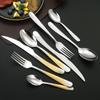Stainless Steel Knife Fork and Spoon Tableware Hotel Western Steak Knife and Fork Star Diamond Gold Plated Series Spoon and Fork Set