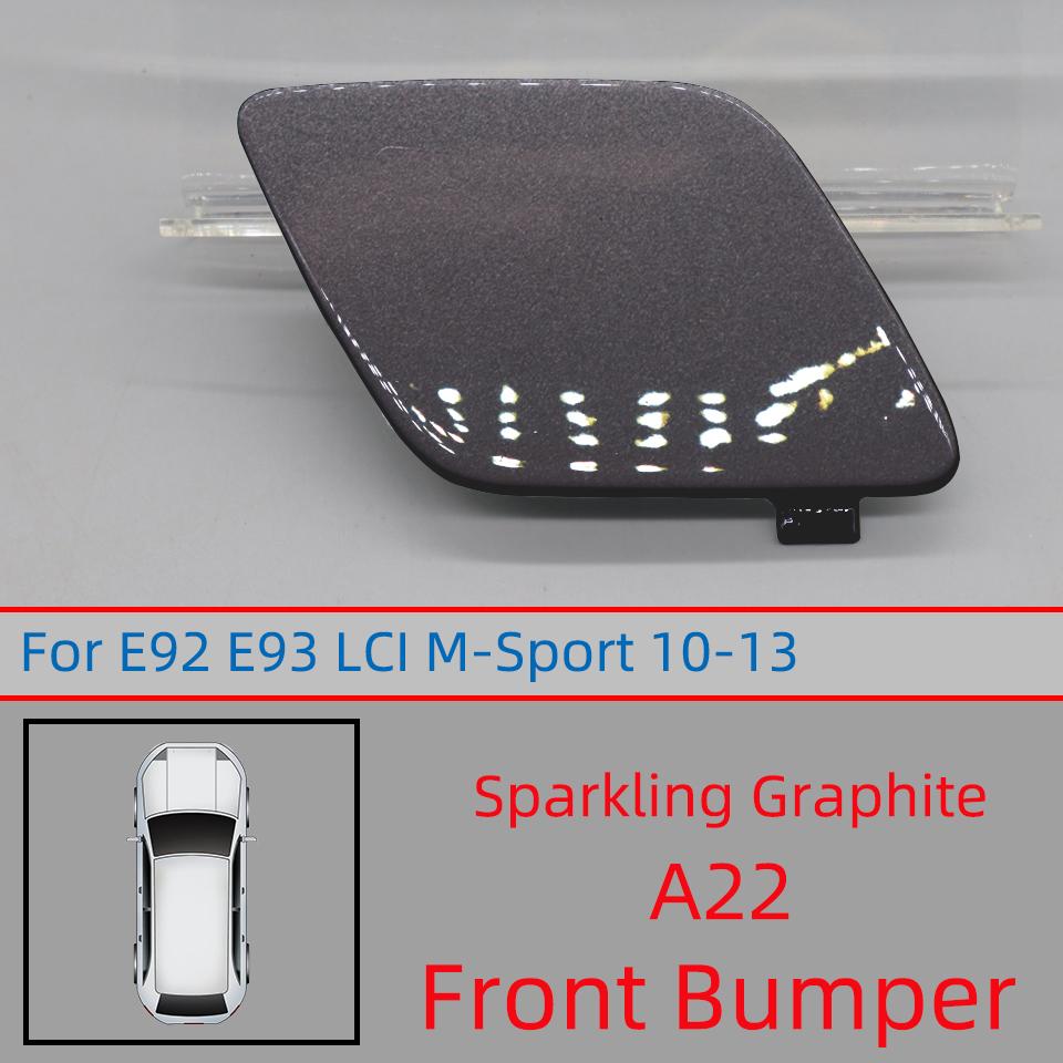 Front Bumper Tow Hook Cover Shell Decoration Cap For BMW 3 Series E92 E93 LCI M-Sport 2006 2007 2008 2009 2010 2011 2012 2013