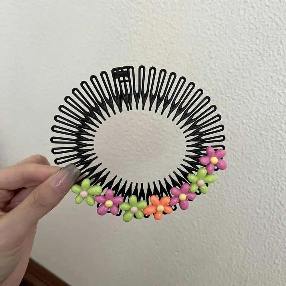 Детская красочная расческа в форме фруктового сердца, сломанная повязка на голову, заколки для волос, милый головной убор в виде кролика, аксессуары для волос принцессы для девочек, 1 шт.