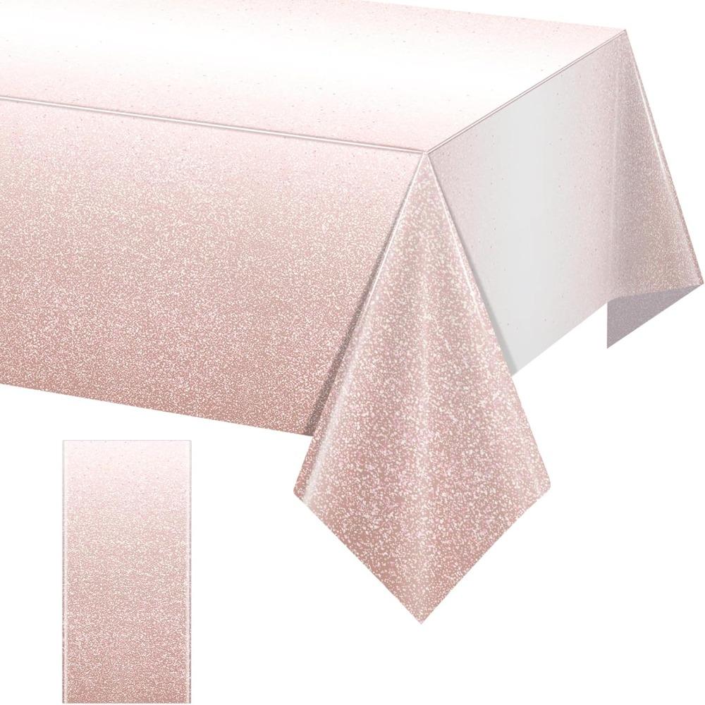Waterproof Rectangle Table Cover Disposable Table Cloth  Wedding Birthday Anniversary