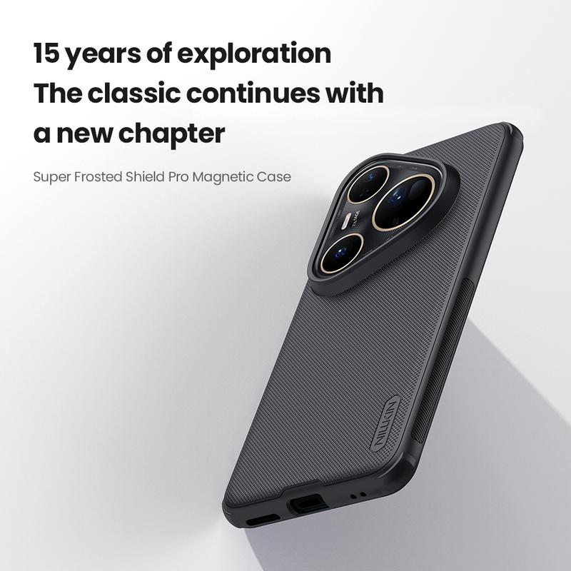 Чехол NILLKIN для Huawei Pura 80 Ultra, плотно прилегающий чехол для Pura 80 Ultra, магнитный, Super Frosted Shield, высококачественная матовая крышка из ПК
