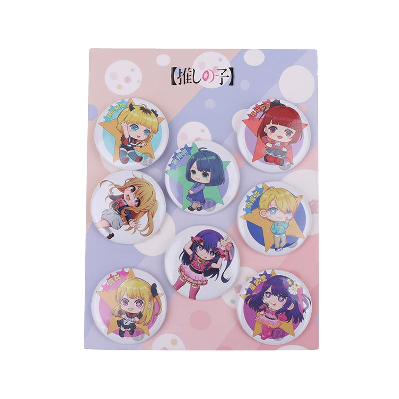 8 шт./комплект Аниме Оловянная Жестяная Брошь Sanrio Значок на Рюкзак Сувенир Одежда Подарок Для Друзей
