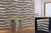 3D Wall Panel Mold for Gypsum, Plaster or Concrete Tile for Decorative Wall Panels 'Efir'