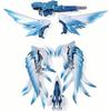 Новый набор для сборки модели MGSD Glacier Blue Gradient Wing Assembly Model Kit Фигурки Игрушки С водяными декалями Подставка для дисплея Настольный коллекционный предмет