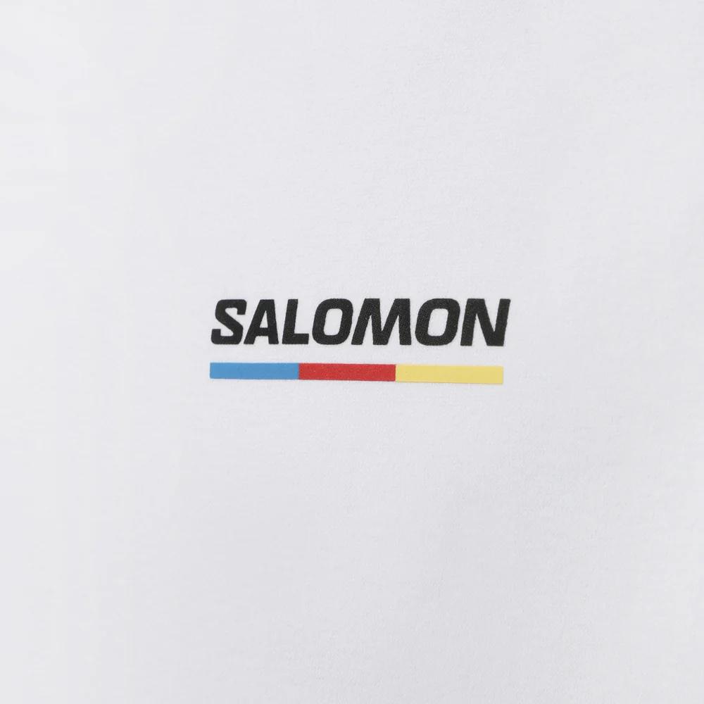 SALOMON Унисекс футболка с круглым вырезом, свободного кроя, с коротким рукавом, унисекс топы LD0043900