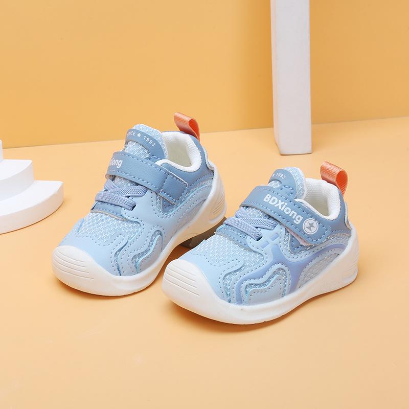 Обувь для малышей Обувь для мальчиков Весна и осень Мягкая подошва Дышащая детская обувь из сетки Функциональная обувь для девочек Tide