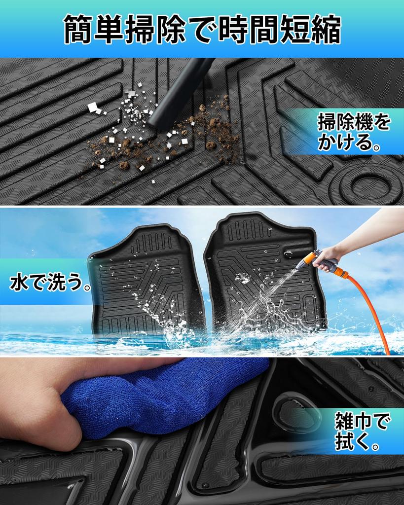 Cartist 3D Floor Mats for Jimny Nomad JC74 JIMNY NOMADE JC74W Wagon 2025 and TPE Material Custom Designed for Your Vehicle Easy Installation